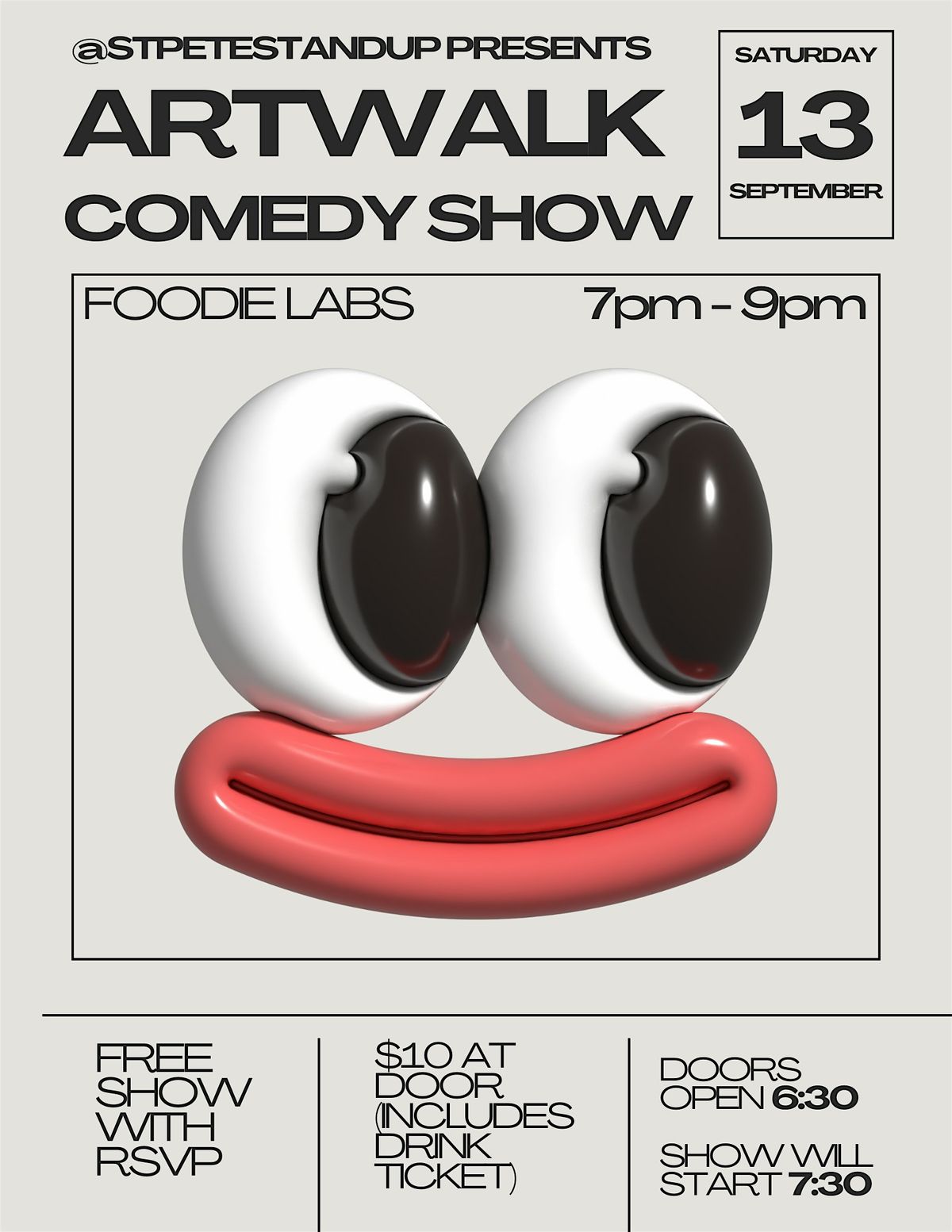Saturday Comedy Show! FREE