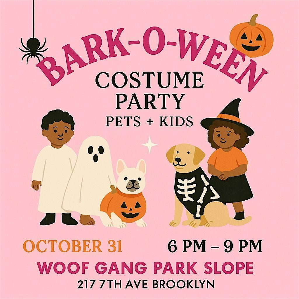Woof Gang Park Slope Bark-O-Ween Kids & Dogs Costume Party