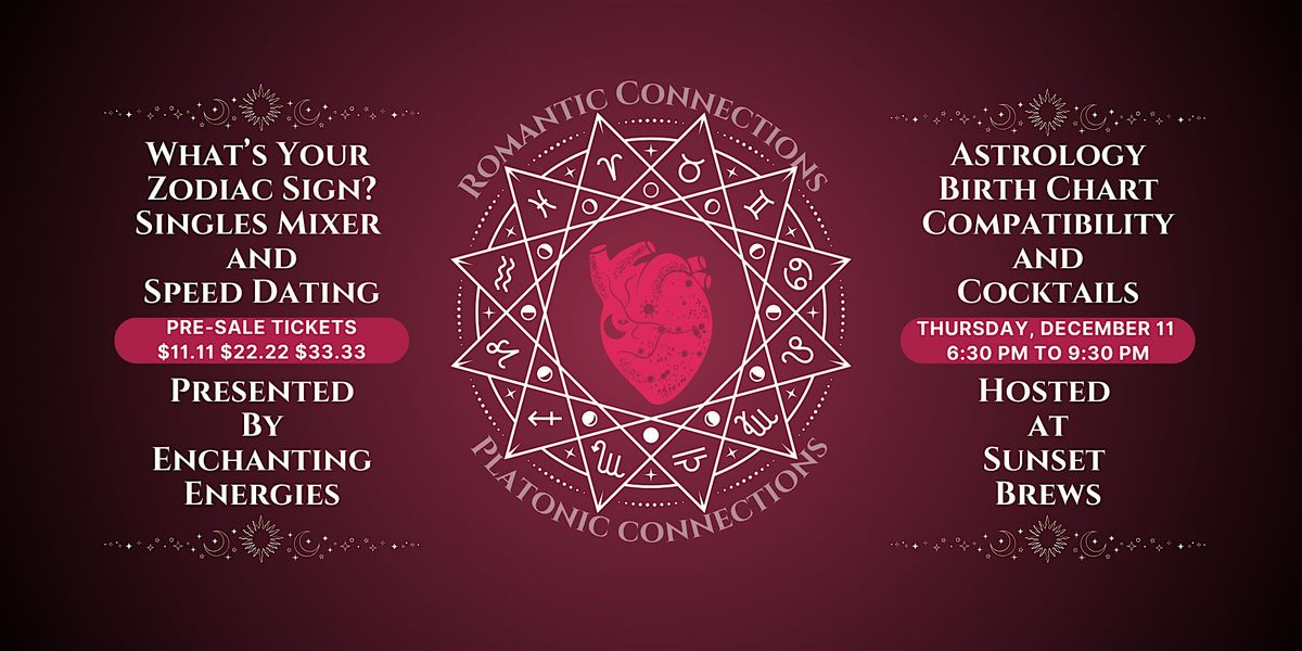 What's Your Zodiac Sign? Singles Mixer & Speed Dating in San Antonio