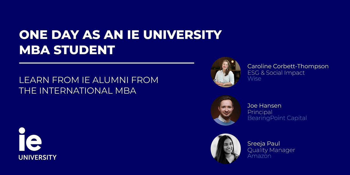 A day as an IE University MBA student