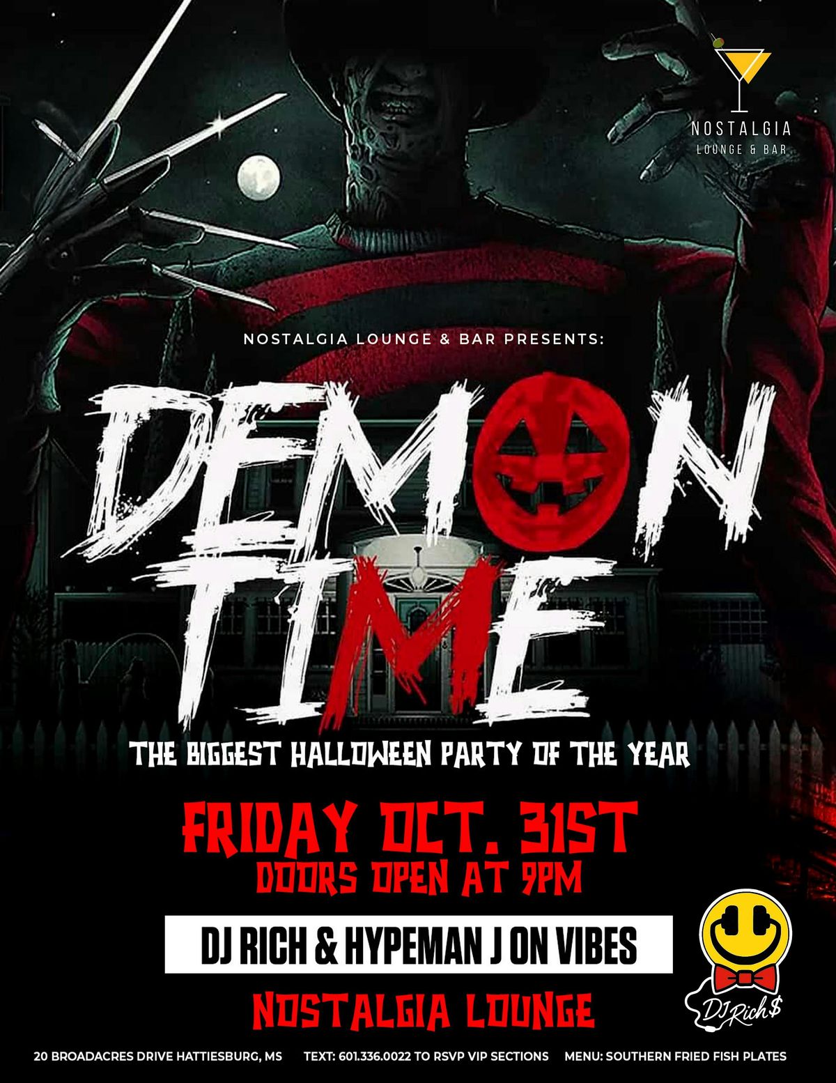 \u201cDemon Time\u201d Nostalgia\u2019s Annual Halloween Party
