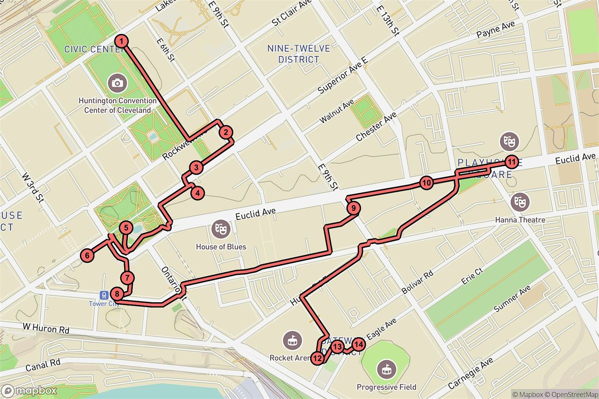 Cleveland Audio Tour: Skyscrapers, Stories, and Sporting Legends