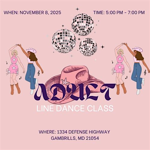 Adult Line Dance Class