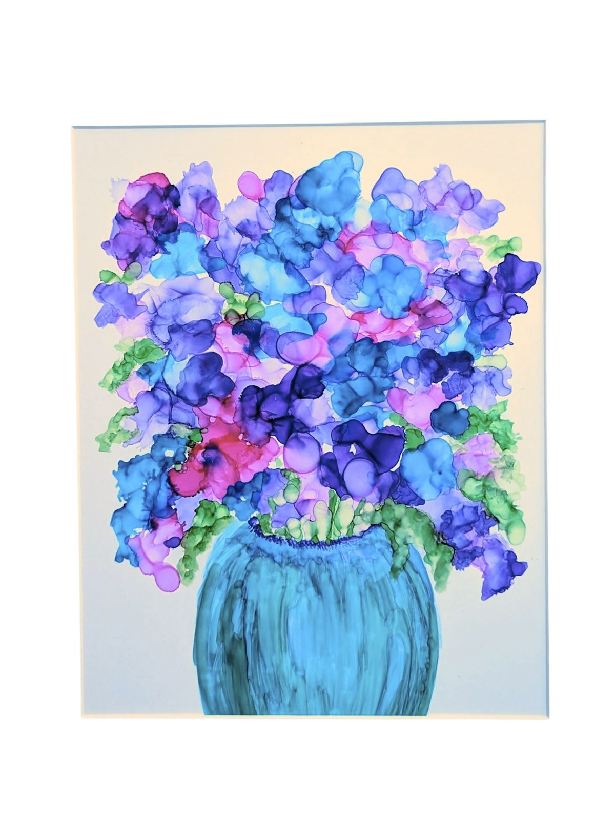 Workshop | Mixed Florals with Alcohol Ink on Large Cardstock