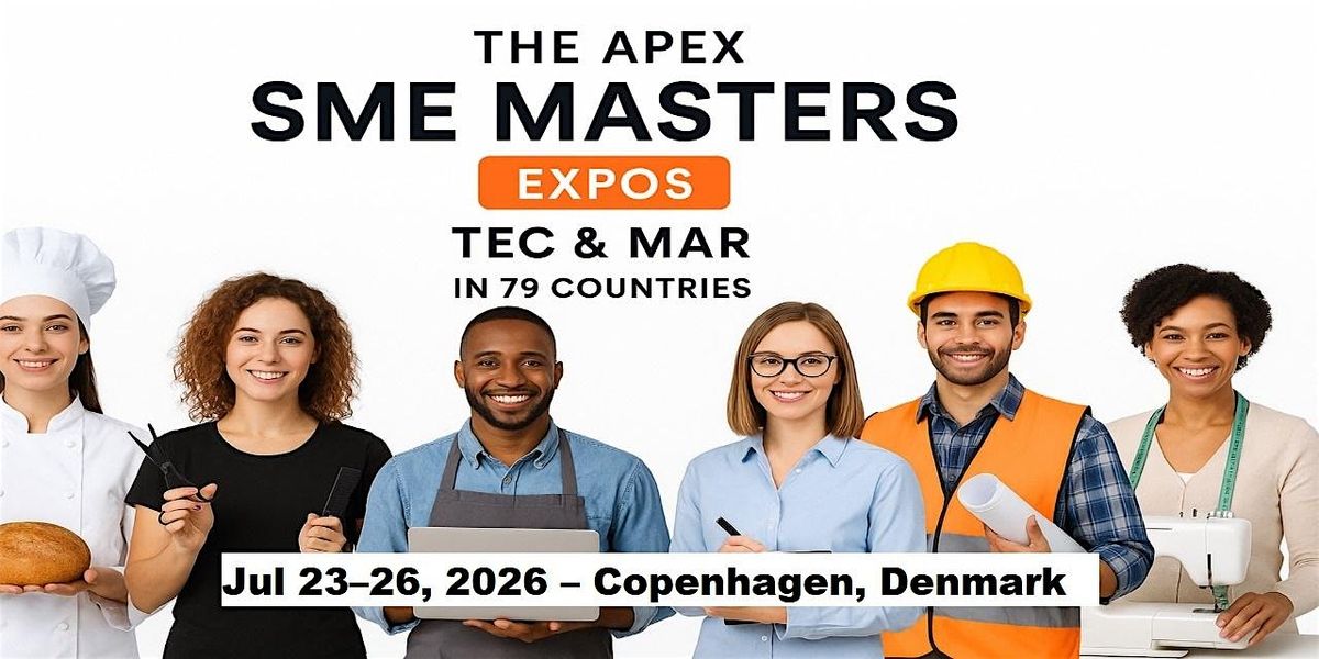 Apex SME Masters Expos: Tec & Mar in Copenhagen, Denmark