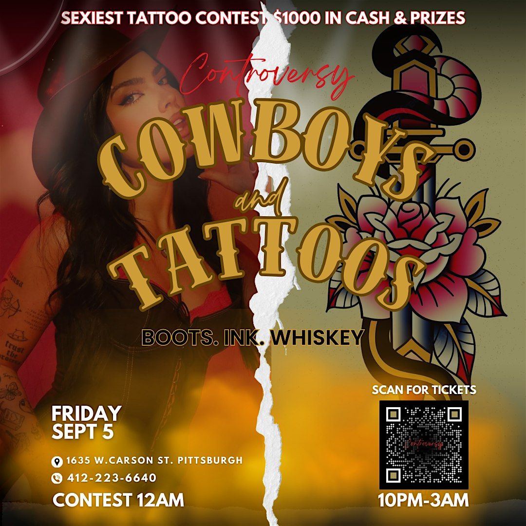 Cowboys & Tattoos: Boots. Ink. Whiskey.