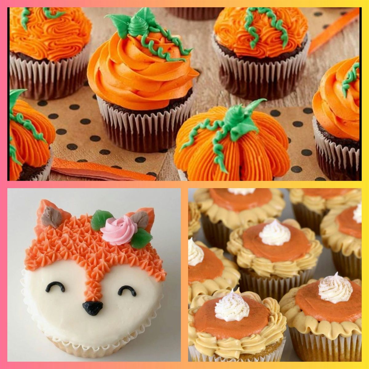 Kids Fall Cupcake Baking & Decorating