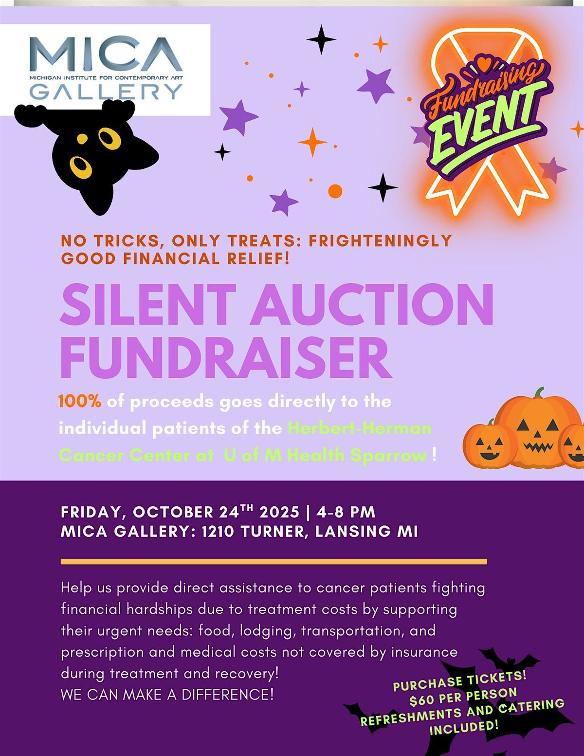 2025 Silent Auction Fundraiser for U of M Sparrow Cancer Patients