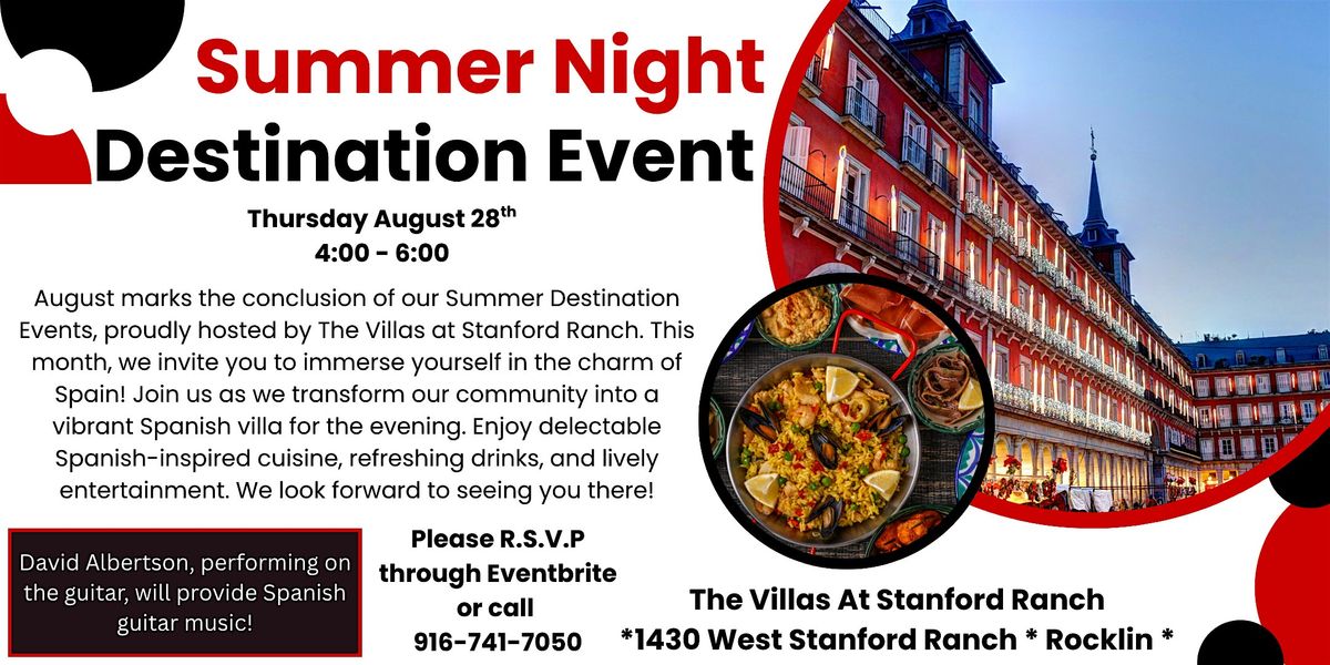 Summer Night Destination: Spain