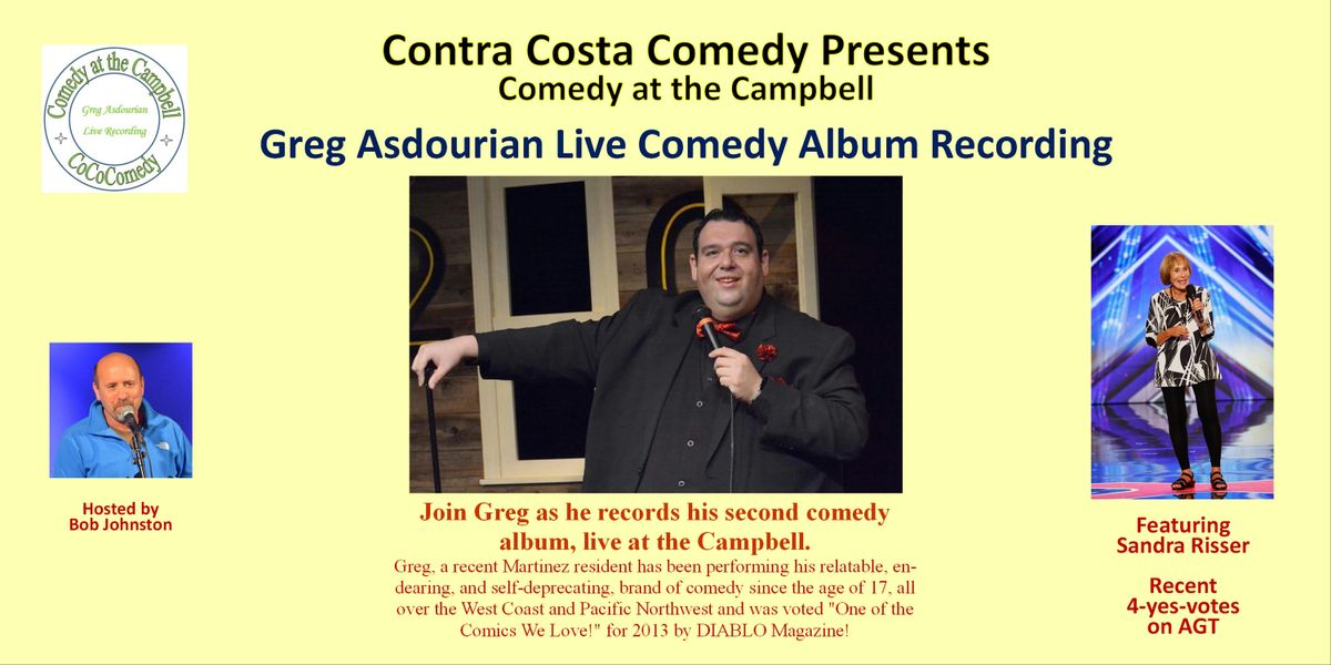 Greg Asdourian - Live Album Recording - Comedy at the Campbell
