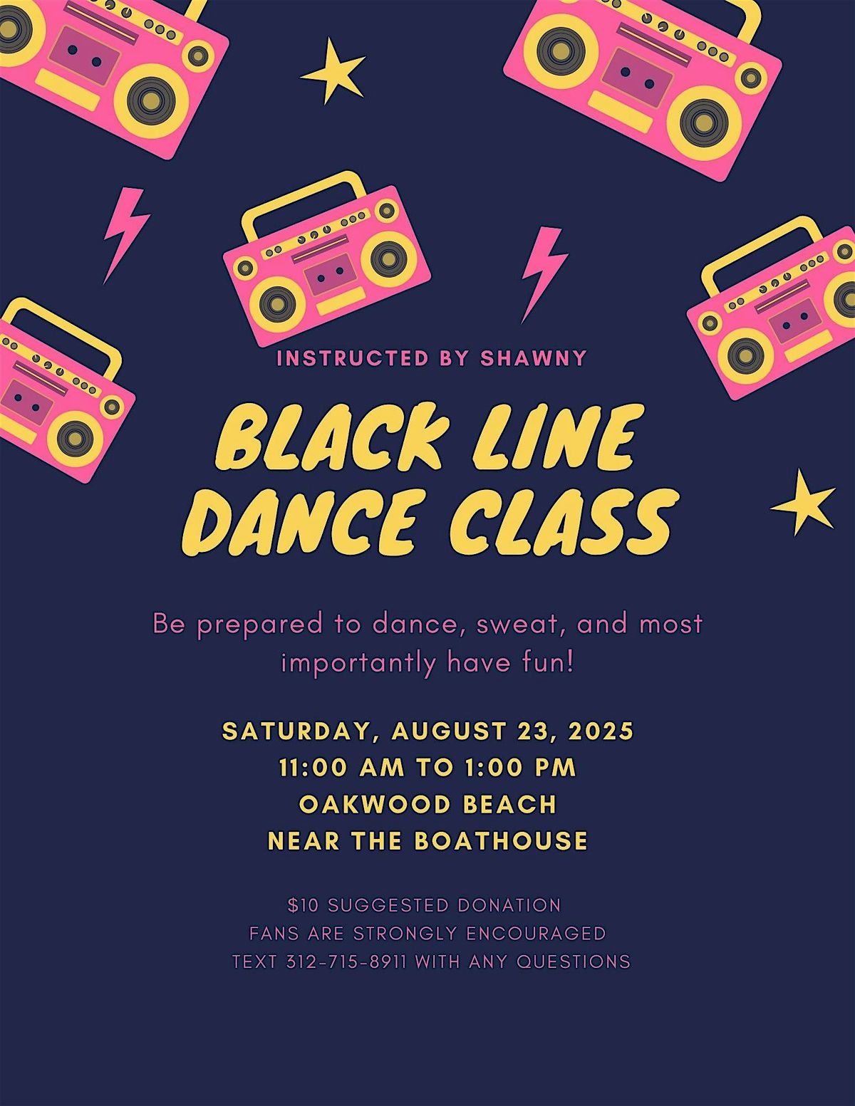 Black Line Dance Class