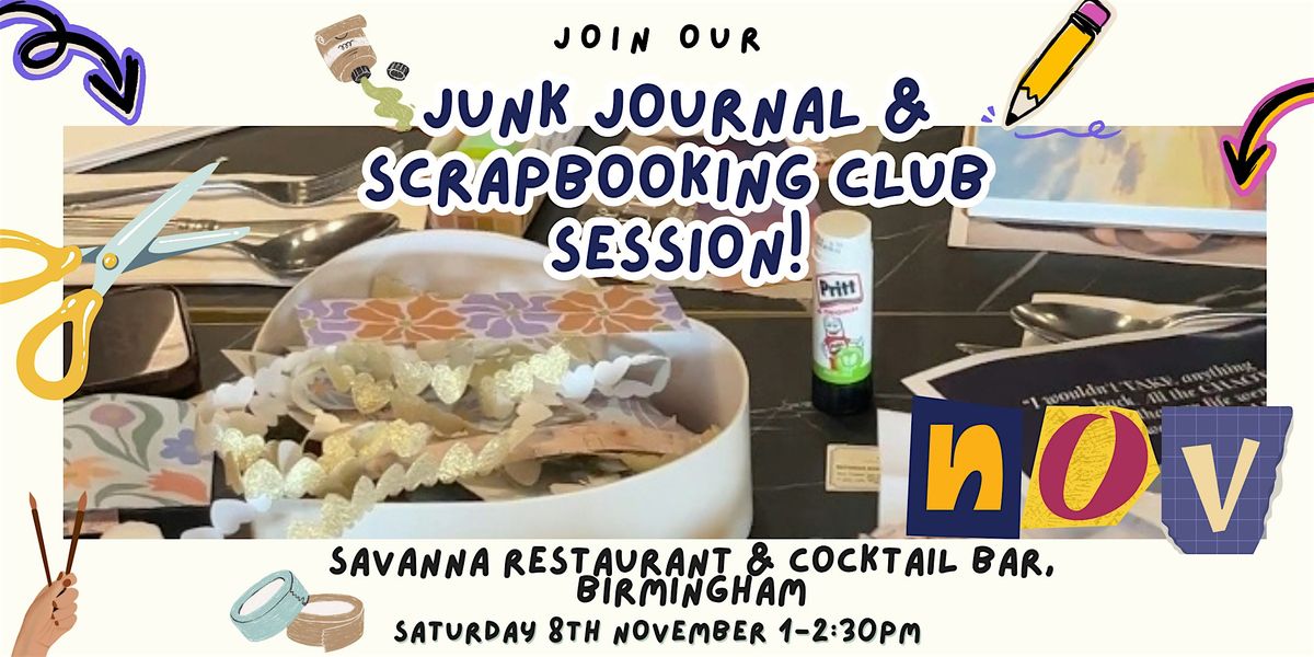 November Junk Journal & Scrapbooking Club Session