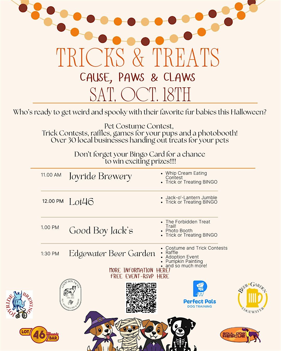 Tricks & Treats-Cause, Paws & Claws