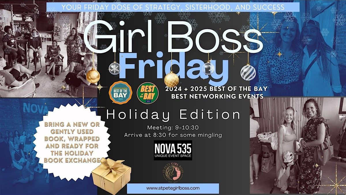 Girl Boss Friday -- Holiday Goal Reflection and Book Exchange