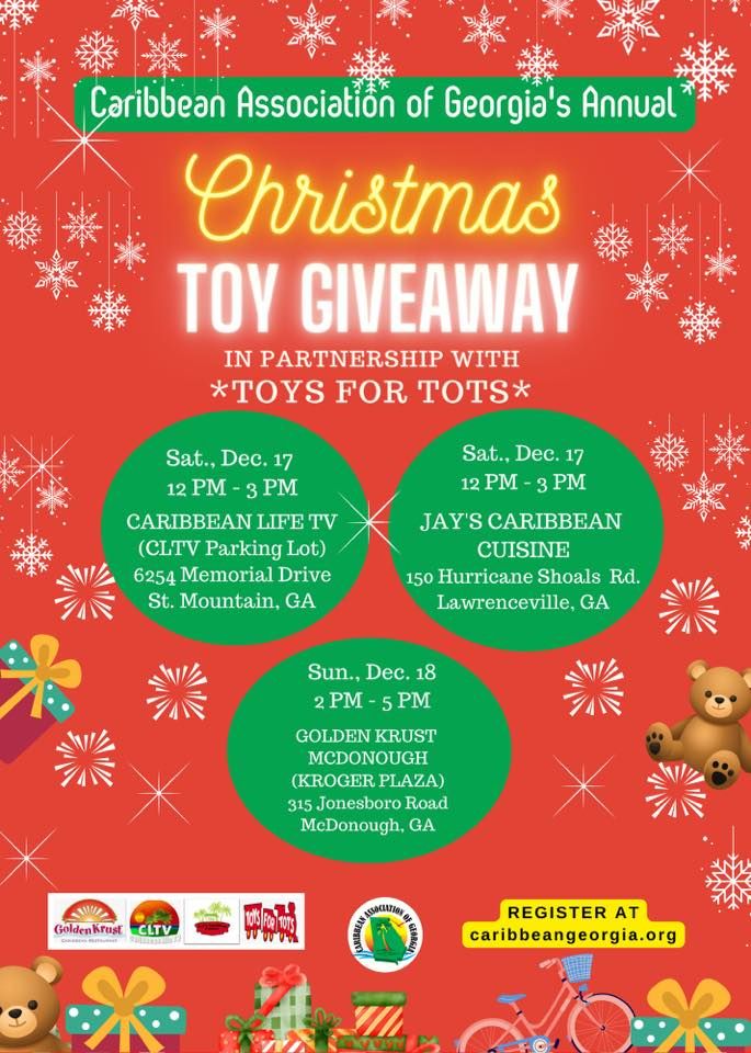 Christmas Toy Giveaway CLTV Studios, Stone Mountain, GA December 17