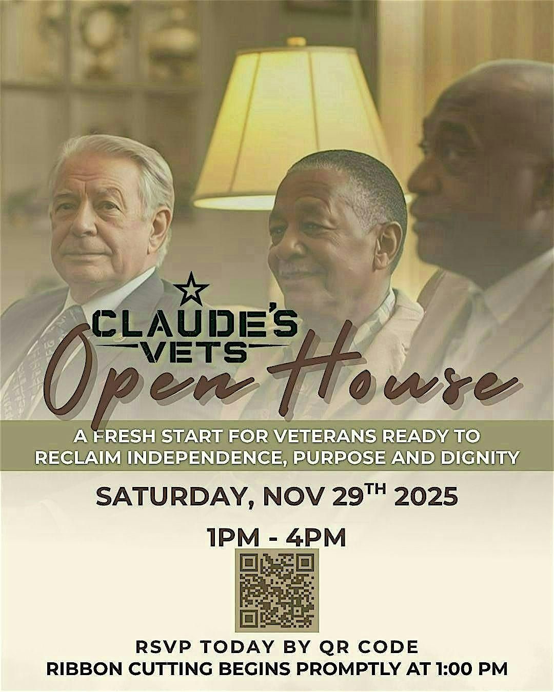 Claude's Veterans' Transitional Home Open House & Ribbon Cutting