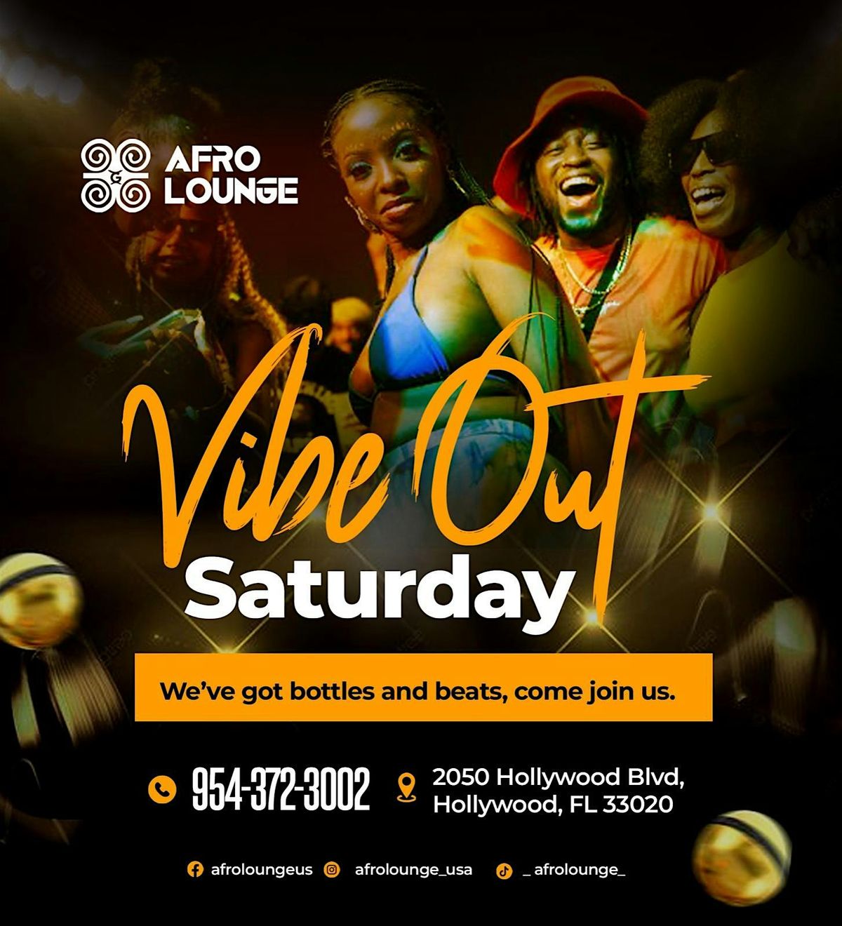 Vibe Out Saturdays at Afro Lounge