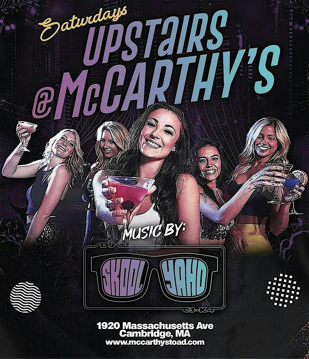 Saturdays Upstairs @McCarthy's