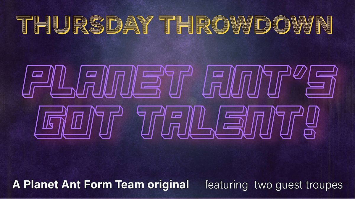 COMEDY | The Form Team presents: Planet Ant's Got Talent!