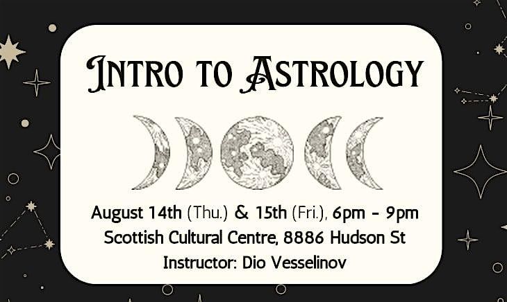 Intro to Astrology workshop-Unlock Your Cosmic Blueprint!