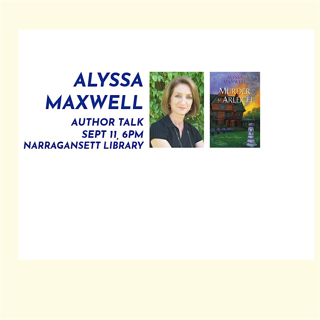 Alyssa Maxwell Author Talk