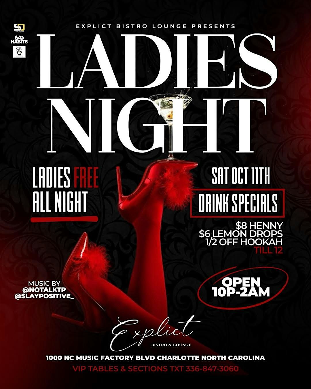 *Explict On Saturdays* LADIES NIGHT