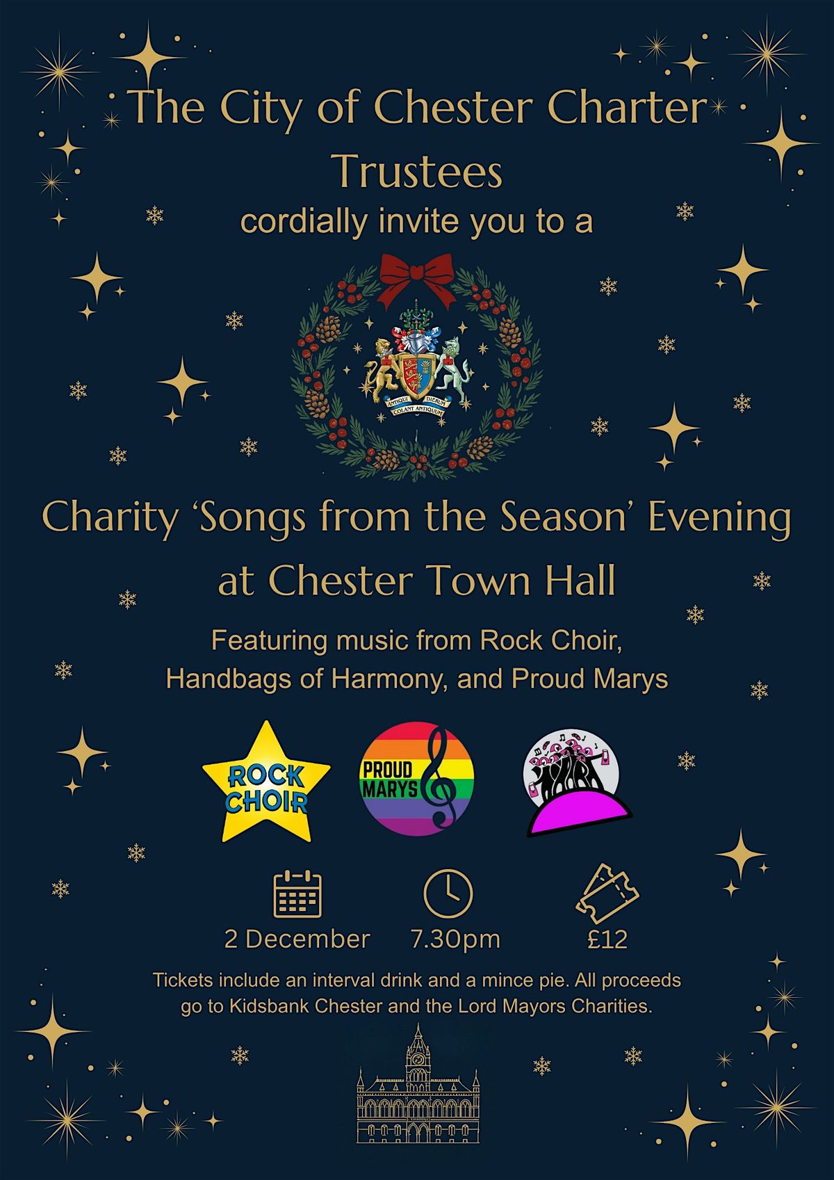 The City of Chester Charter Trustee's Charity 'Songs from the Season'