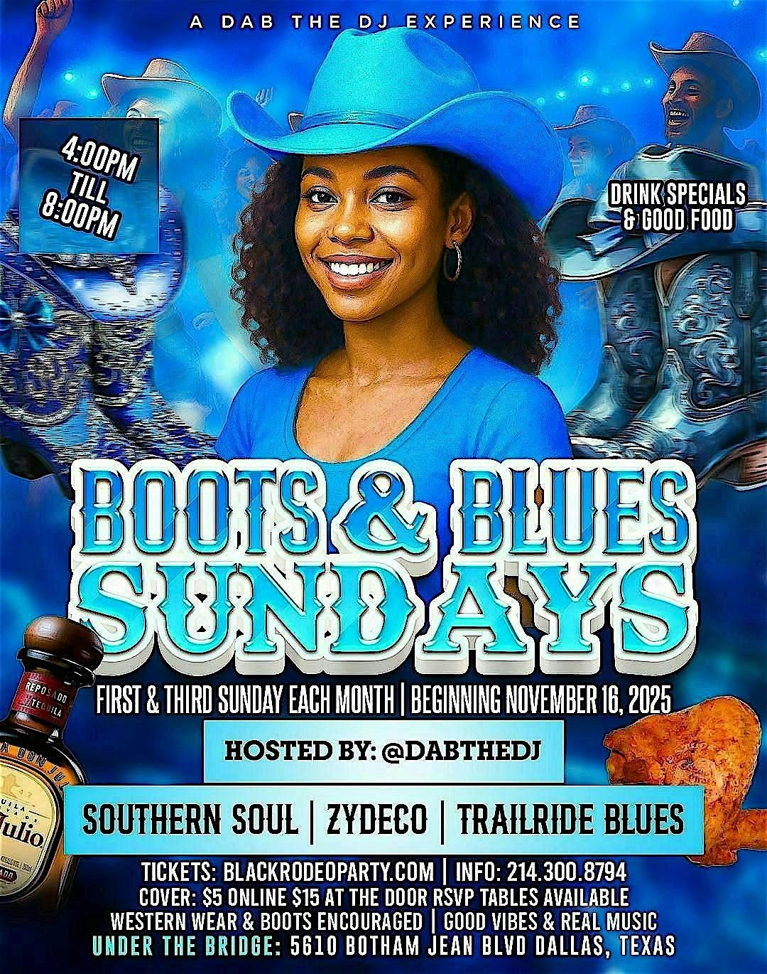 Boots & Blues Sundays