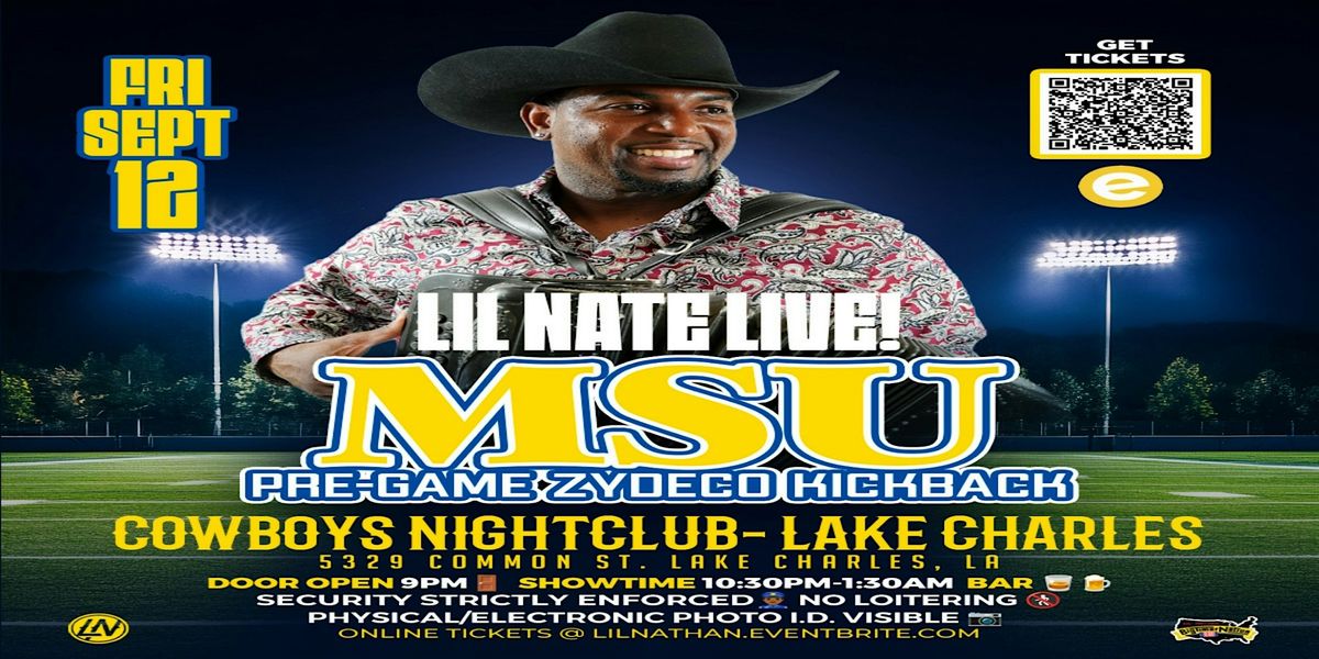 MSU PRE-GAME ZYDECO KICKBACK w\/ LIL' NATE