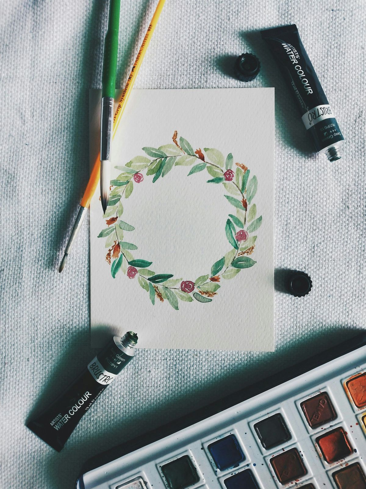 Storybook Greetings: A Holiday Watercolor Workshop
