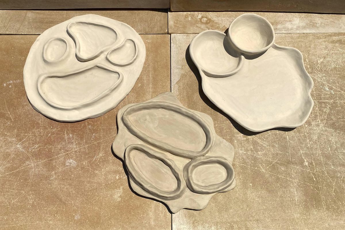 Ceramic Snack Tray  Class- Intro to Pottery Class