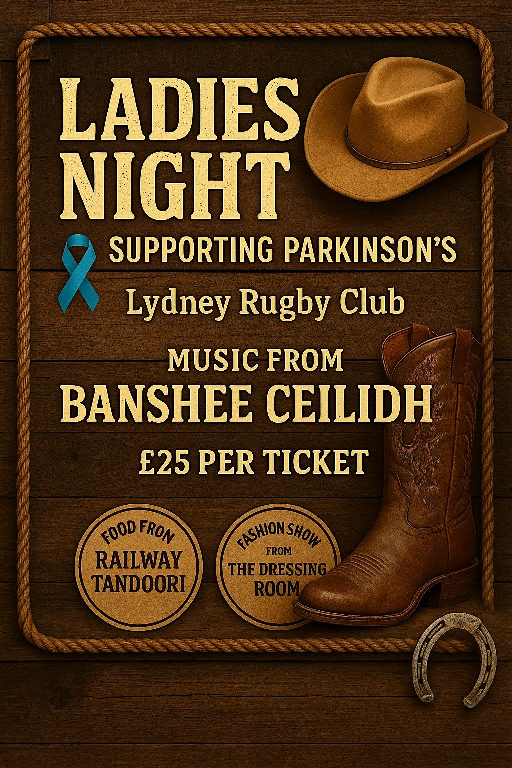 Ladies Night With Banshee Ceilidh, The Railway Tandori & The Dressing Room