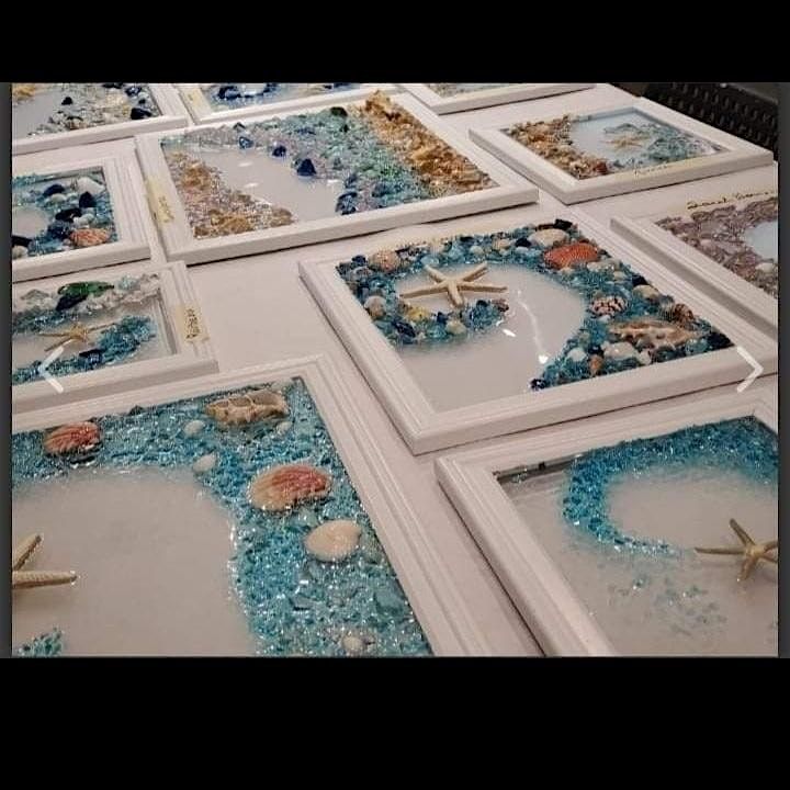 Preserve Your Summer and Make a Resin Beach or Floral Design Frame