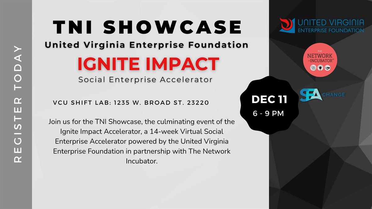 TNI Showcase: United Virginia Ignite Impact Accelerator Presentations
