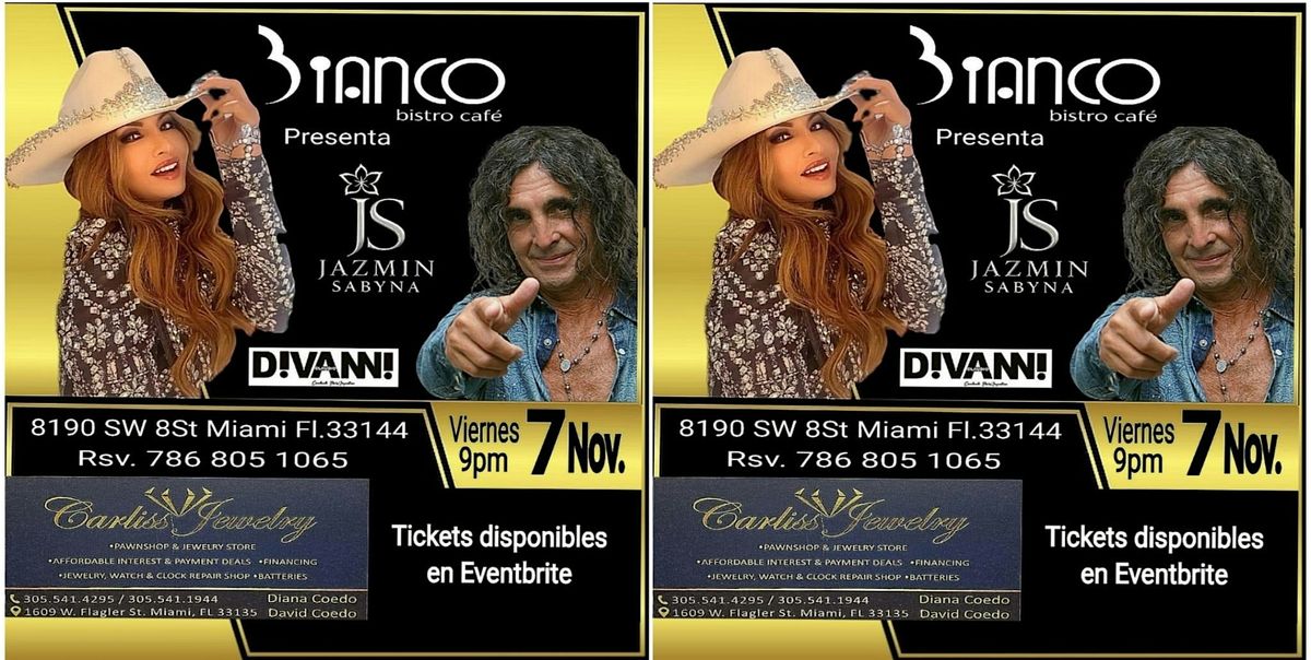 Jazmin Sabyna y Tano Divani en Concierto en dos tonos.