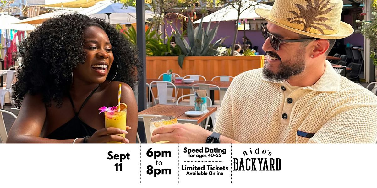 Speed Dating @ Nido's Backyard