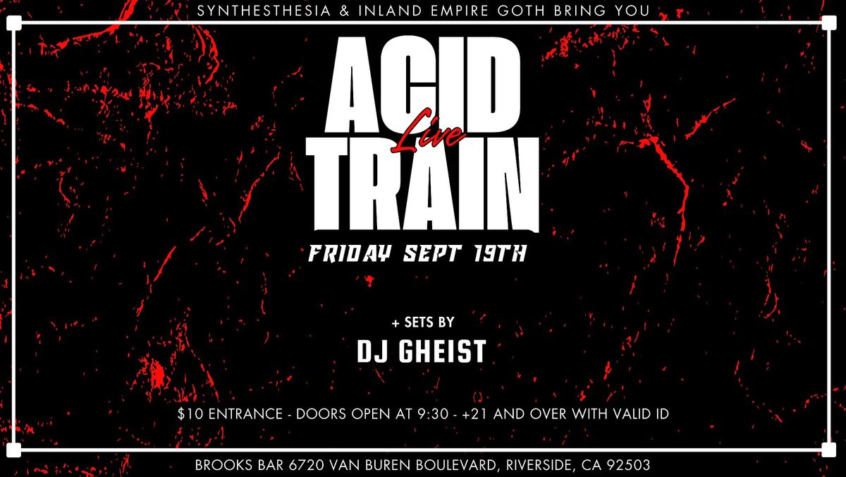 ACIDTRAIN Live at Brook's Bar