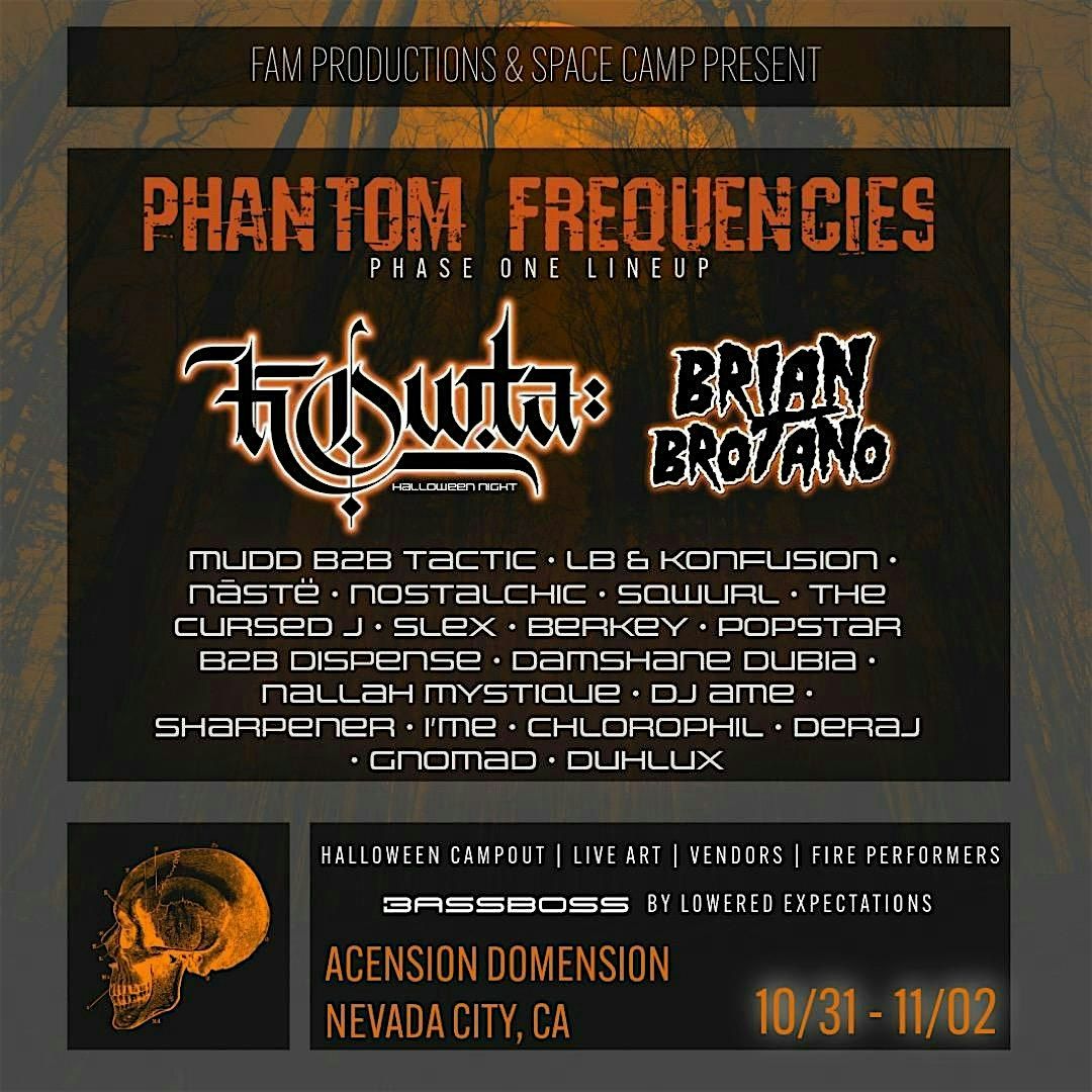 PHANTOM FREQUENCIES HALLOWEEN MUSIC CAMPOUT