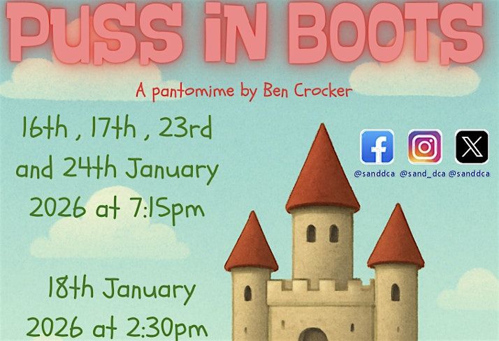 Puss in Boots 16th January 2026