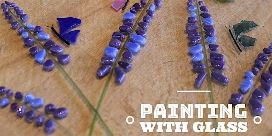 Summer Flowers Painting with Glass | Fused Glass db Studio
