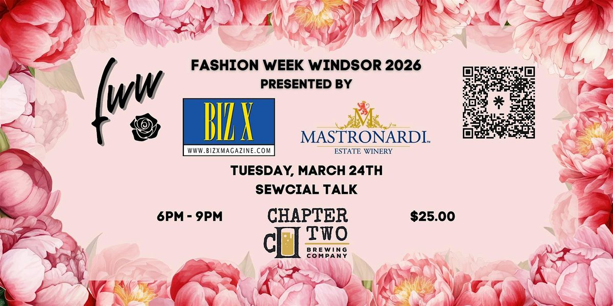 Fashion Week Windsor-Essex 2026 Sewcial Talk