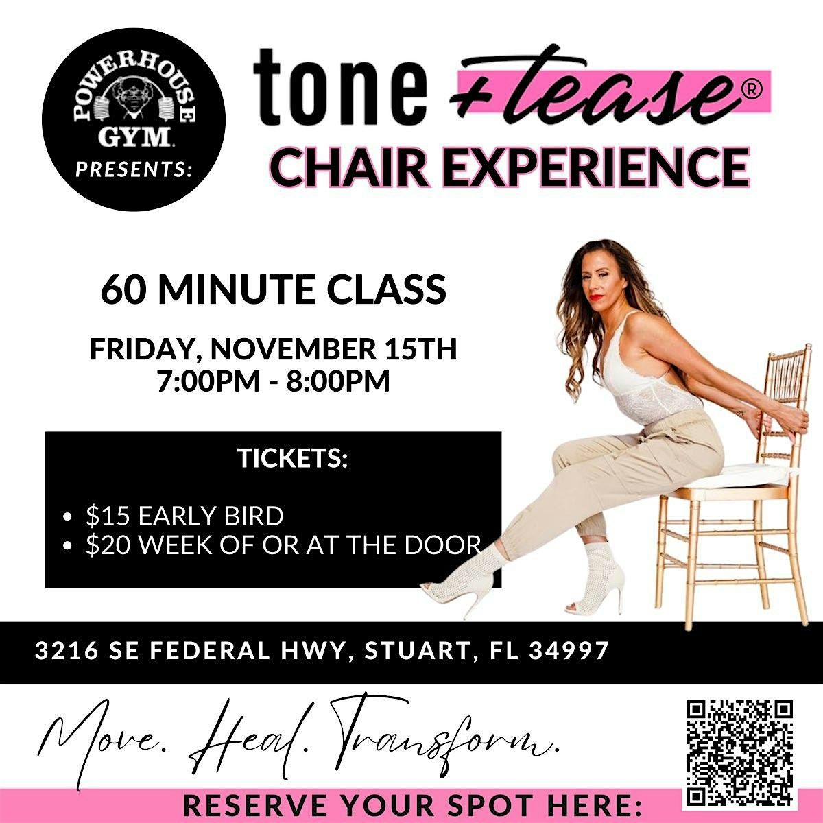 Tone and Tease Chair Experience