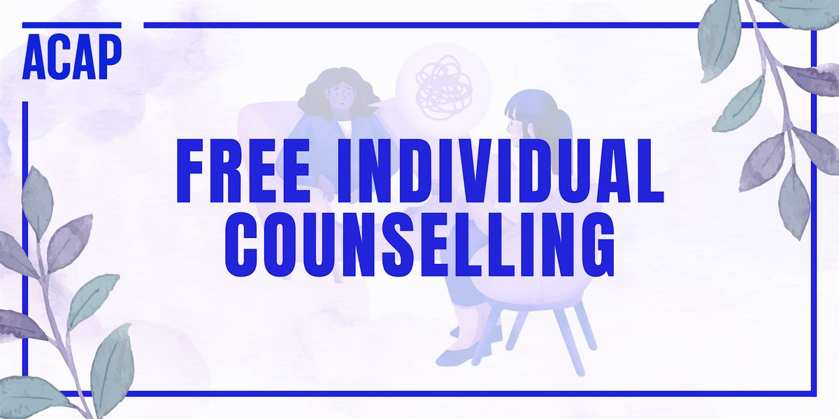 Free Individual Counselling\/Therapy