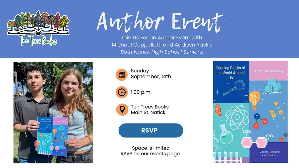 Natick High School Students' Book Signing Event