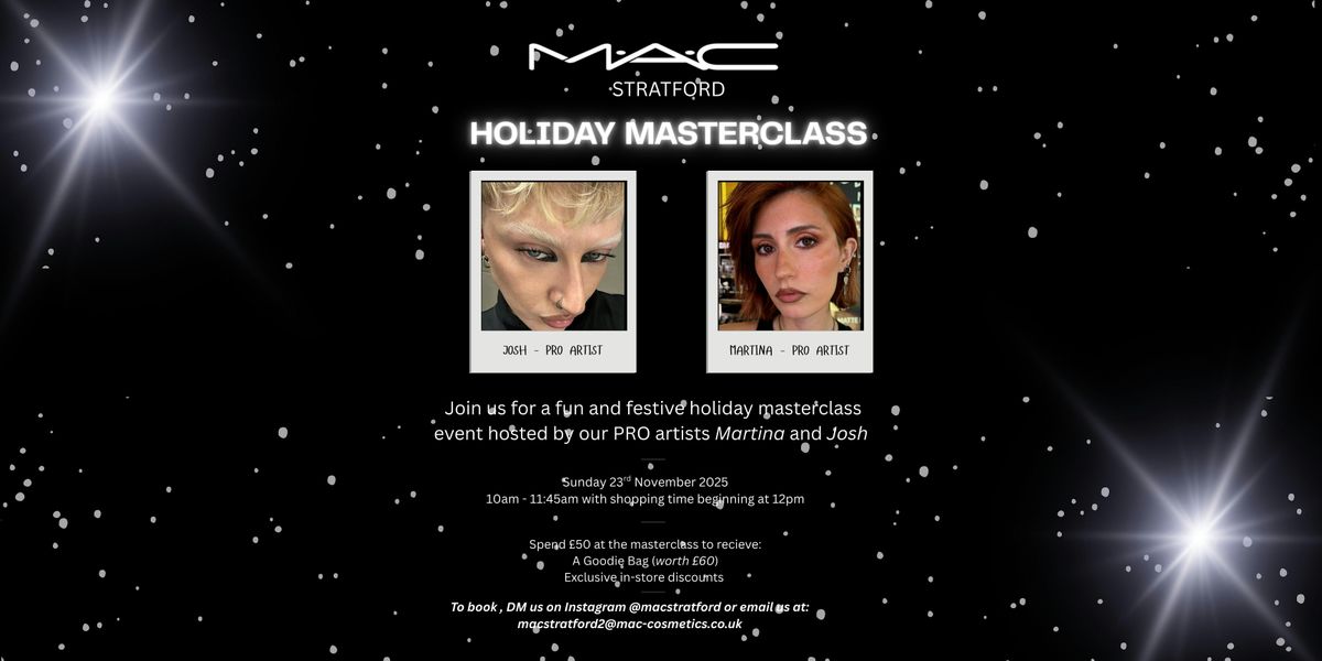 HOLIDAY GLAM WITH MAC