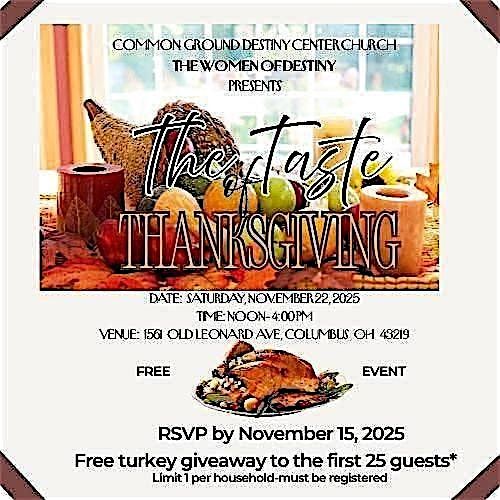 The Taste of Thanksgiving