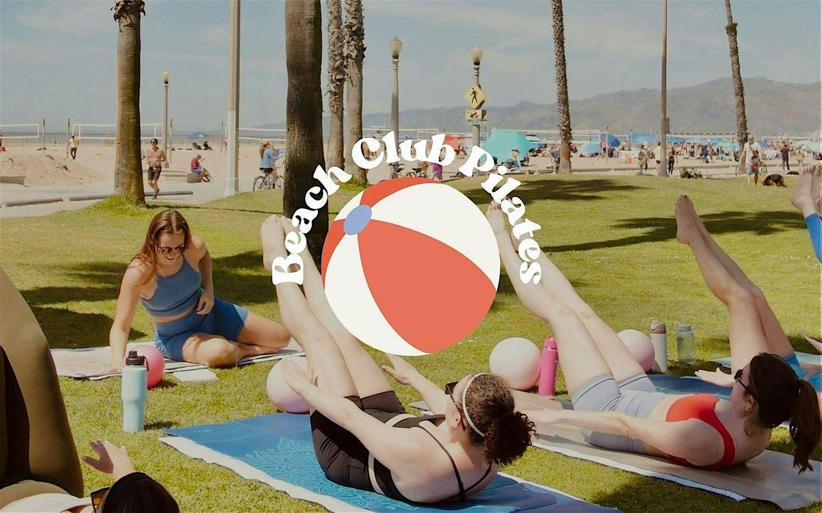 Pilates Class on the Beach