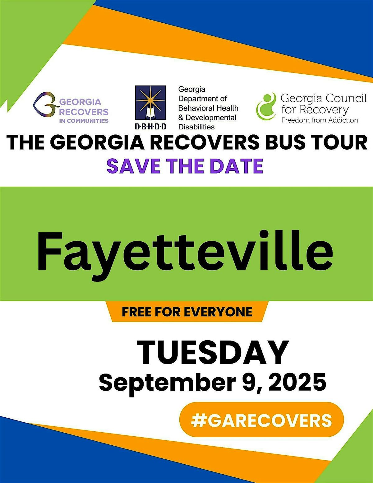 VENDOR REGISTRATION: Fayette Recovery Bus Tour Celebration Stop