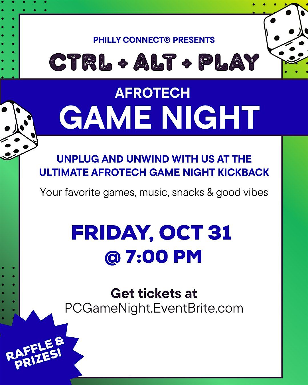 CTRL, ALT, PLAY: Afrotech Game Night & Kickback