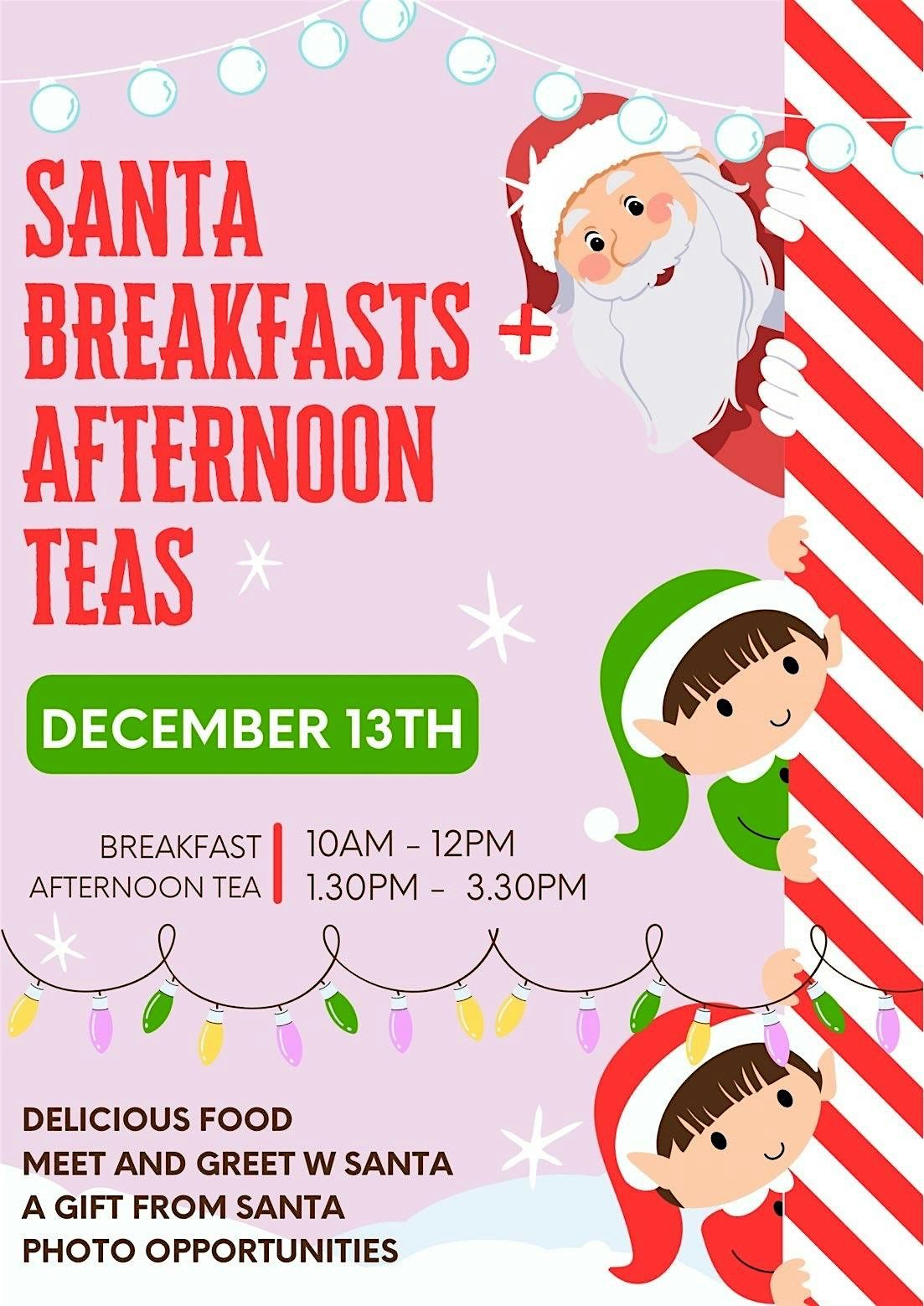 Afternoon Tea with Santa